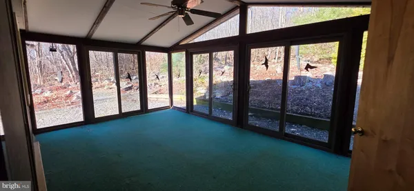 a view of an front door