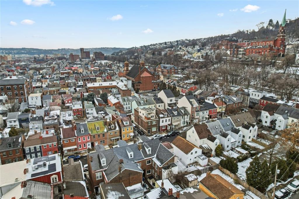 110 South 13th Street Pittsburgh, PA 15203 - Photo 35 of 36 an aerial view of a city