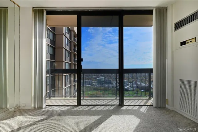 a view of front door