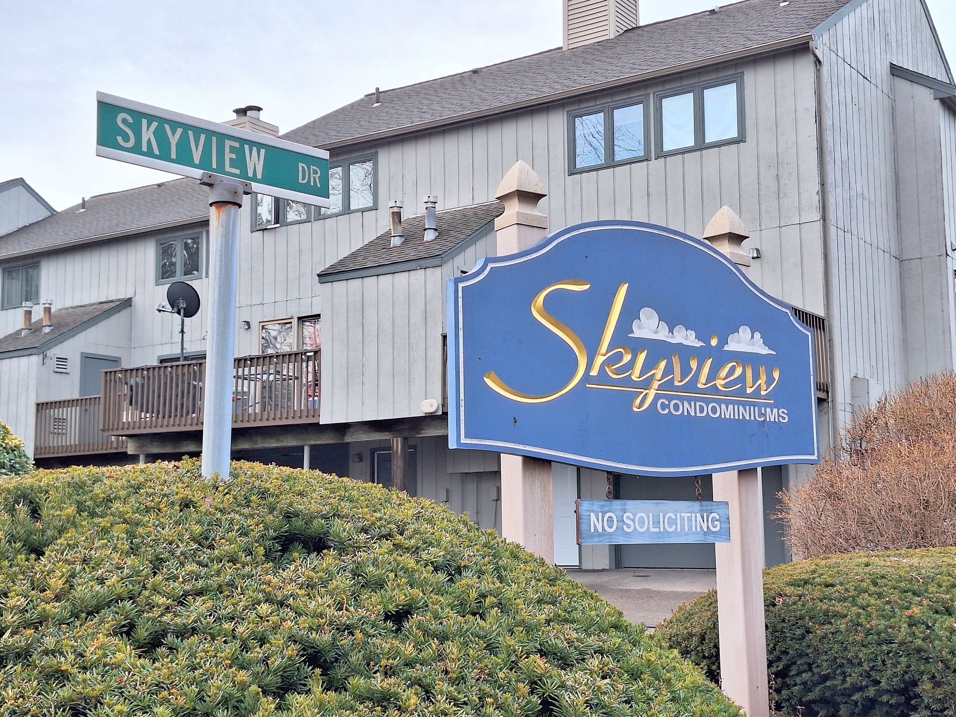 a sign on the side of a building