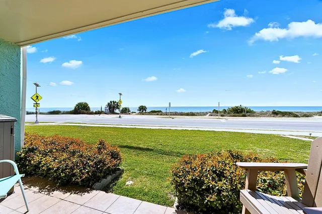 a view of a lake with a ocean view