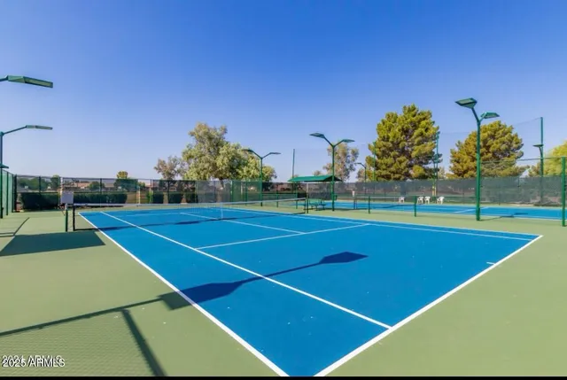 a view of a tennis court