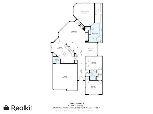 a picture of a room with a bench