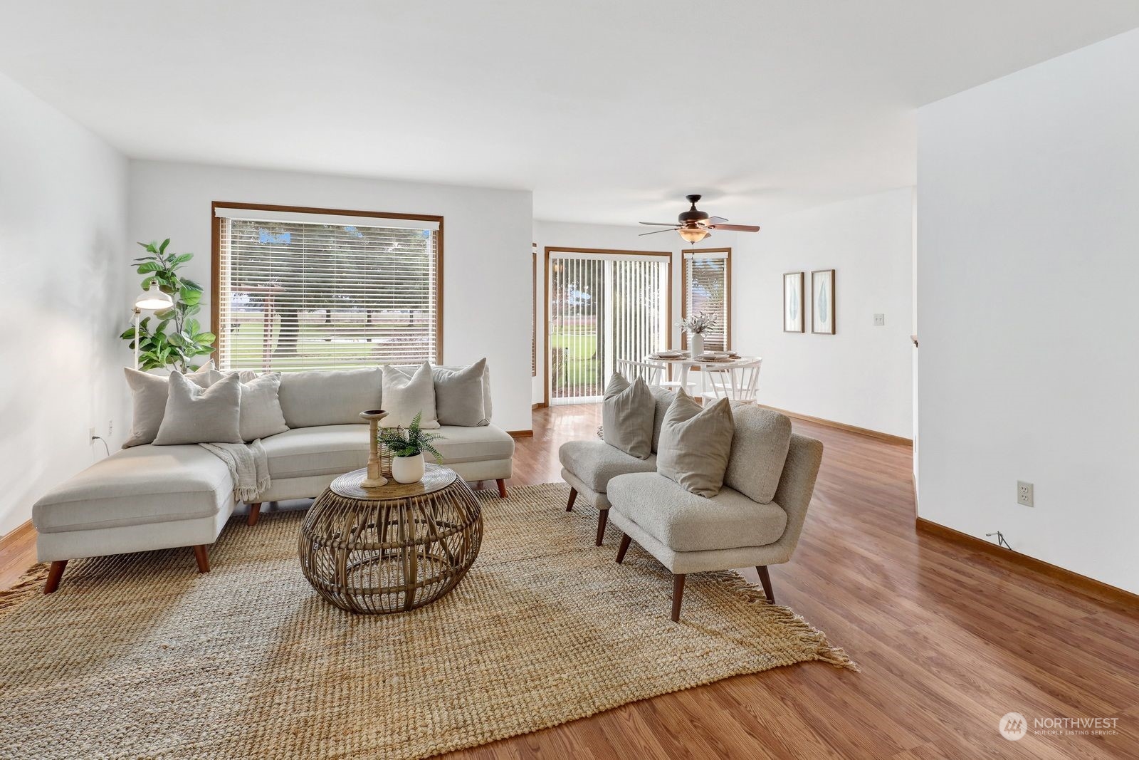 6838 Raspberry Dr., Unit A Everson, WA 98247 - Photo 8 of 36 a living room with furniture and a window