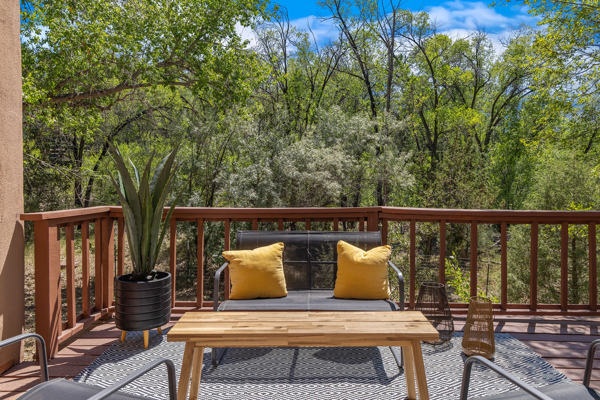 187 Tesuque Village Road Santa Fe, NM 87506 - Photo 23 of 42 Back Deck