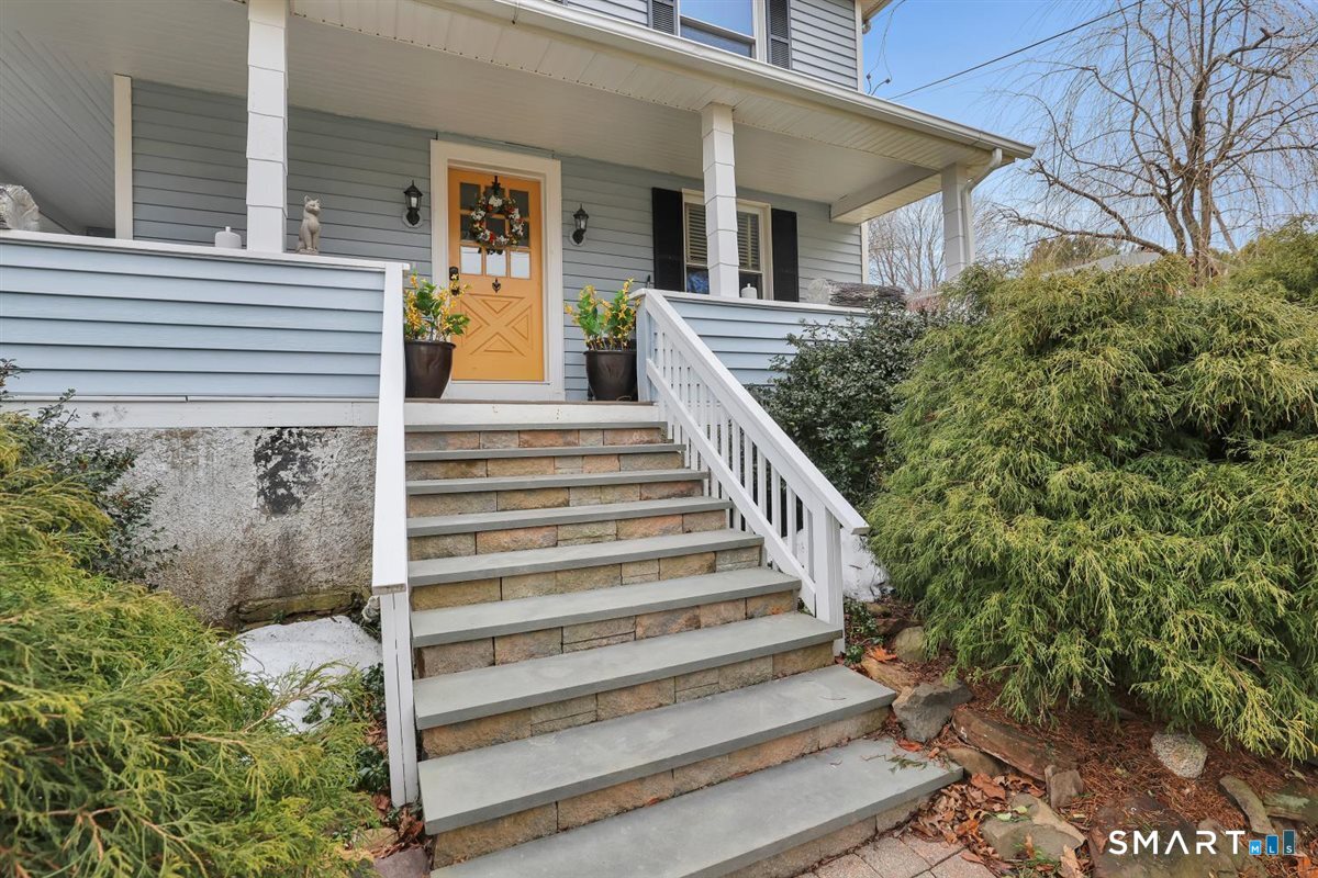 153 Country Club Road Middletown, CT 06457 - Photo 6 of 39 Stone Steps leading to the front entrance.