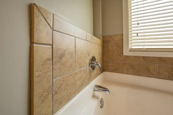 a close view of sink