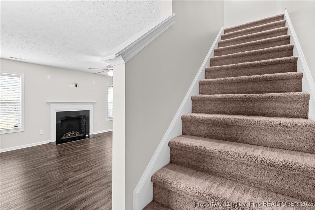 186 Scanner Court Raeford, NC 28376 - Photo 24 of 49 a view of entryway and hall with wooden floor