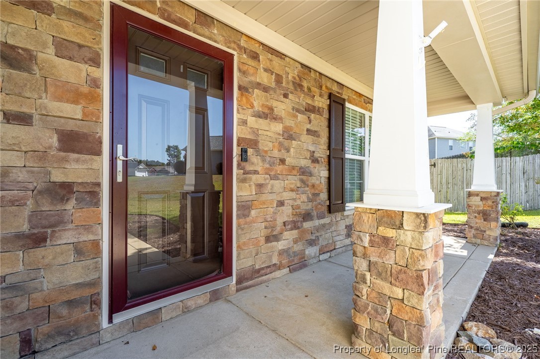 186 Scanner Court Raeford, NC 28376 - Photo 5 of 49 a view of front door of house