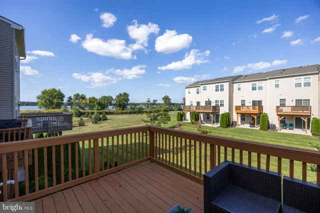 a view of a balcony with city view