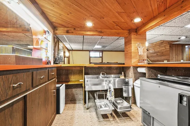 a room with storage and utility