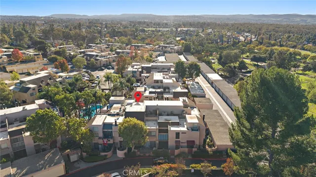 a view of city from balcony