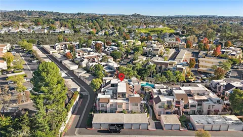 a view of city and mountain