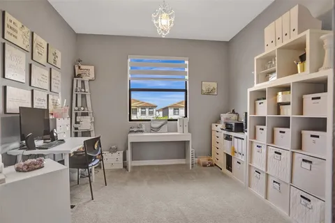 a view of an empty room