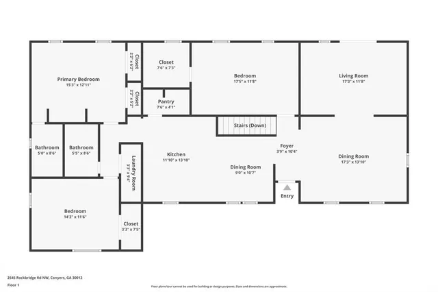 $375,777 | 2545 Rockbridge Road Northwest, Conyers, GA 30012