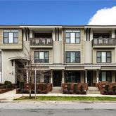a front view of a building with street