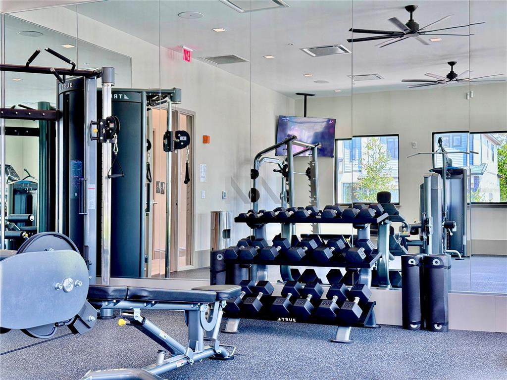 6271 Sand Skipper Road Orlando, FL 32821 - Photo 46 of 46 a room with gym equipment and a window