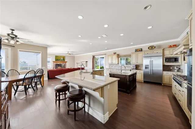 a view of a house with a yard porch and sitting area
