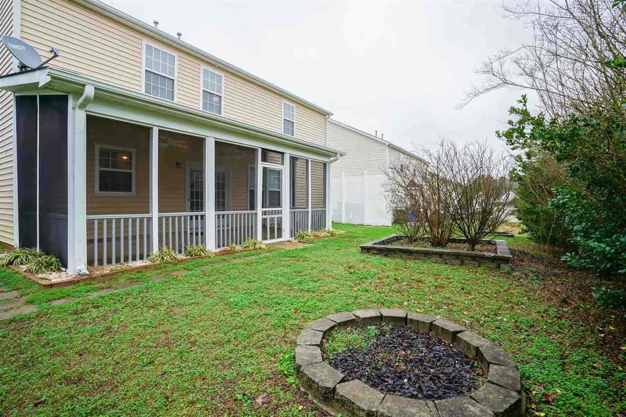 1517 Roaring Rapids Road Raleigh, NC 27610 - Photo 4 of 28 Back view of the home with a large screened porch! Exterior Rear
