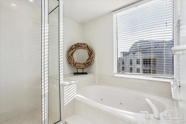 a view of tall buildings