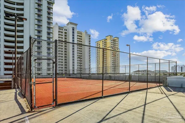 a view of swimming pool with a yard