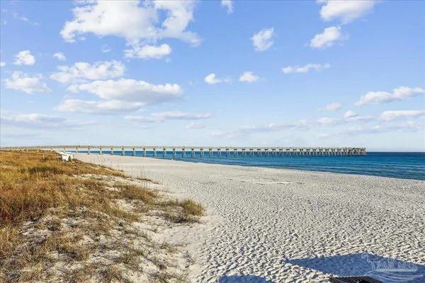 a front view of a building