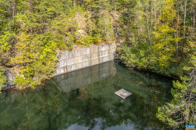 a view of an ocean from a yard