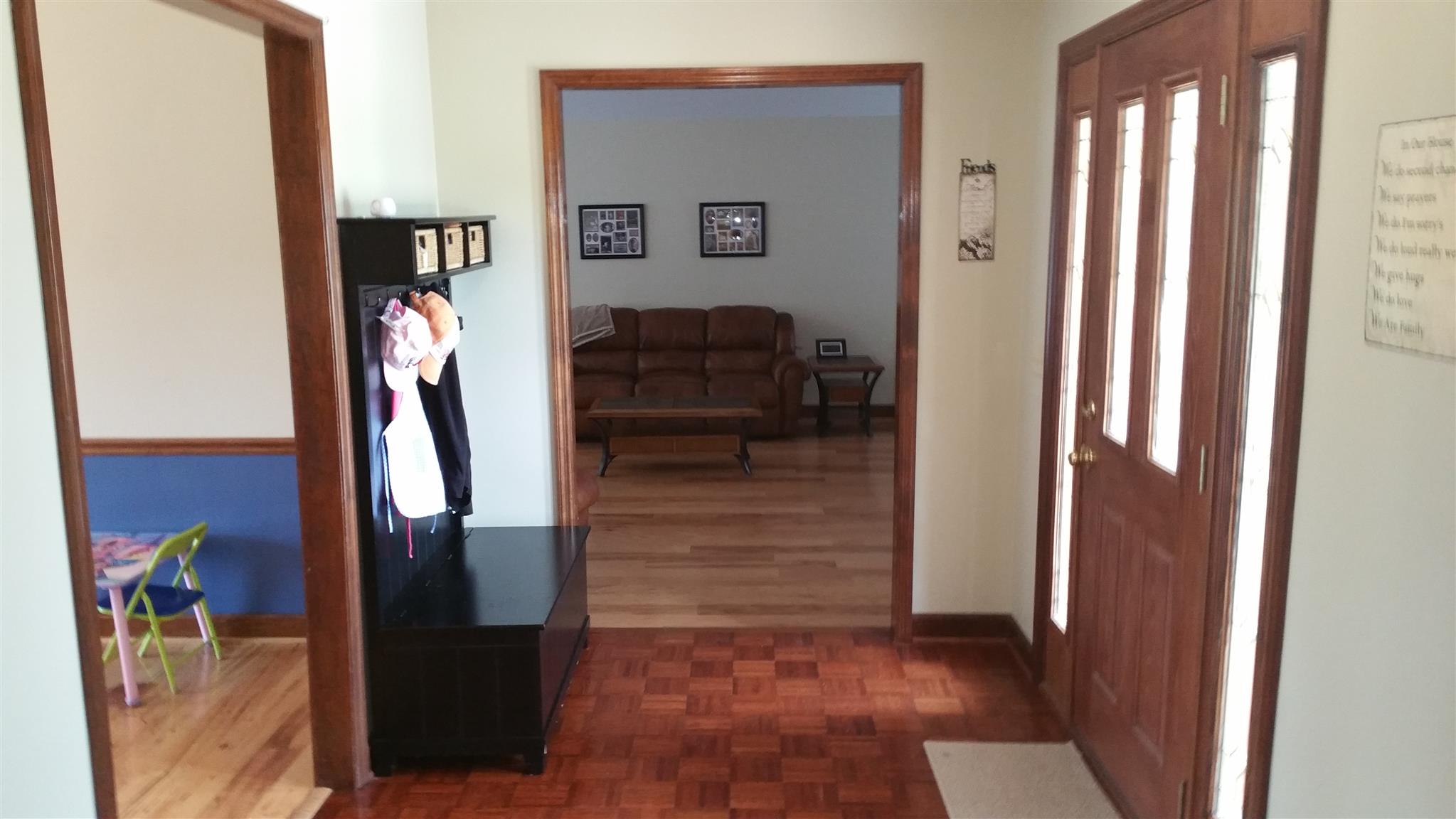 155 Knights Church Road Decherd, TN 37324 - Photo 3 of 29 a view of a hallway with furniture and stairs