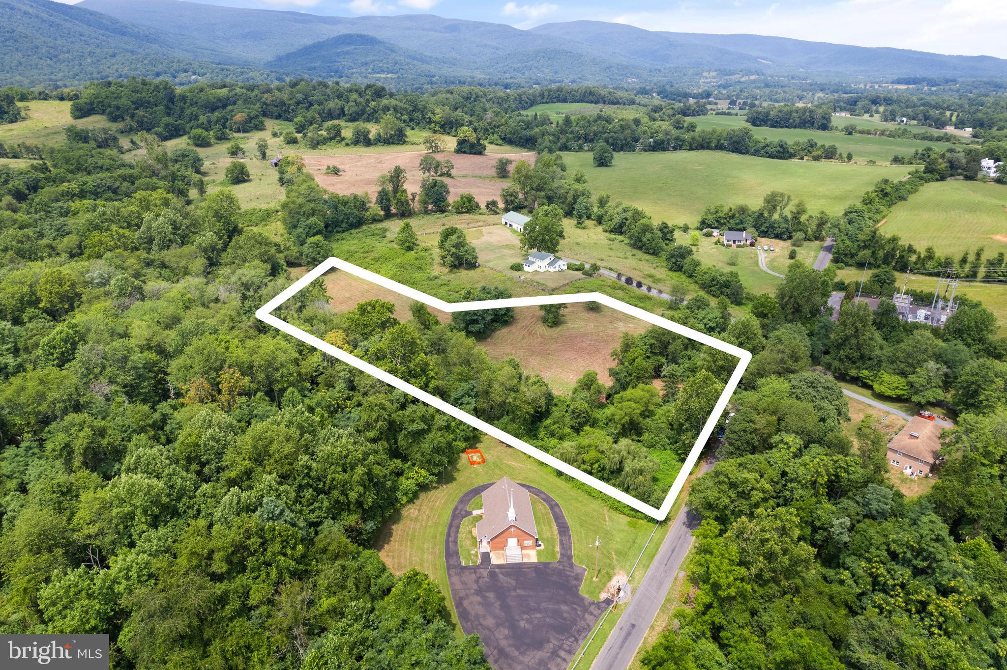 Aileen Road Flint Hill, VA 22627 - Photo 1 of 23 an aerial view of residential house with outdoor space and street view