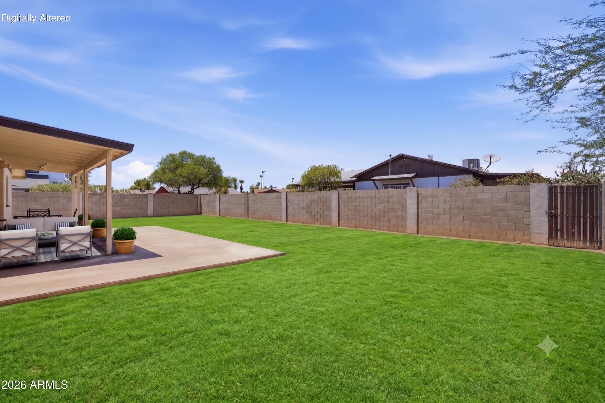 2826 East Cactus Road Phoenix, AZ 85032 - Photo 2 of 21 Edited Backyard