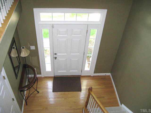5444 Vista View Court Raleigh, NC 27612 - Photo 2 of 12 Two-story foyer with hardwood floor