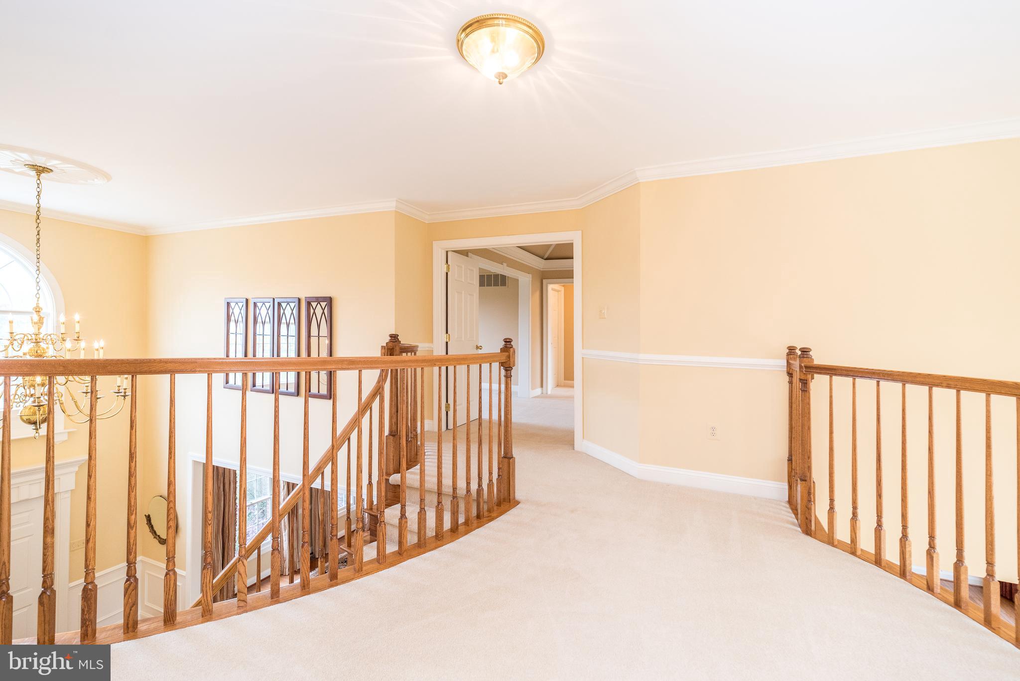 2517 Lockleigh Road Jamison, PA 18929 - Photo 35 of 72 Curved Staircase to Primary Suite Entrance