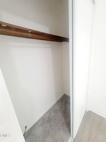 a close view of closet