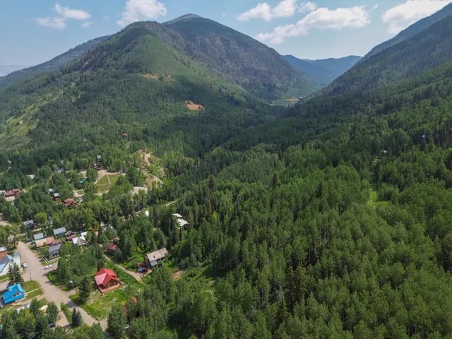 a view of a lush green mountain