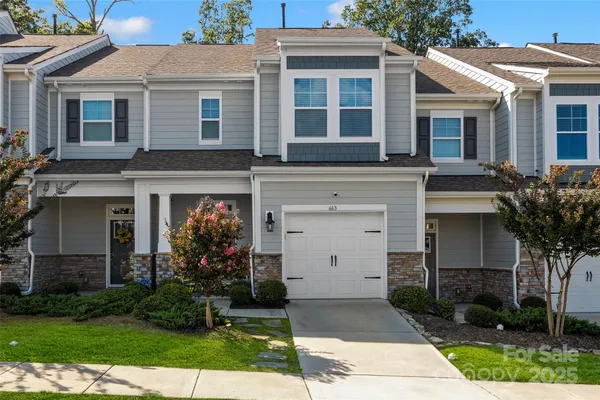 a front view of house with yard