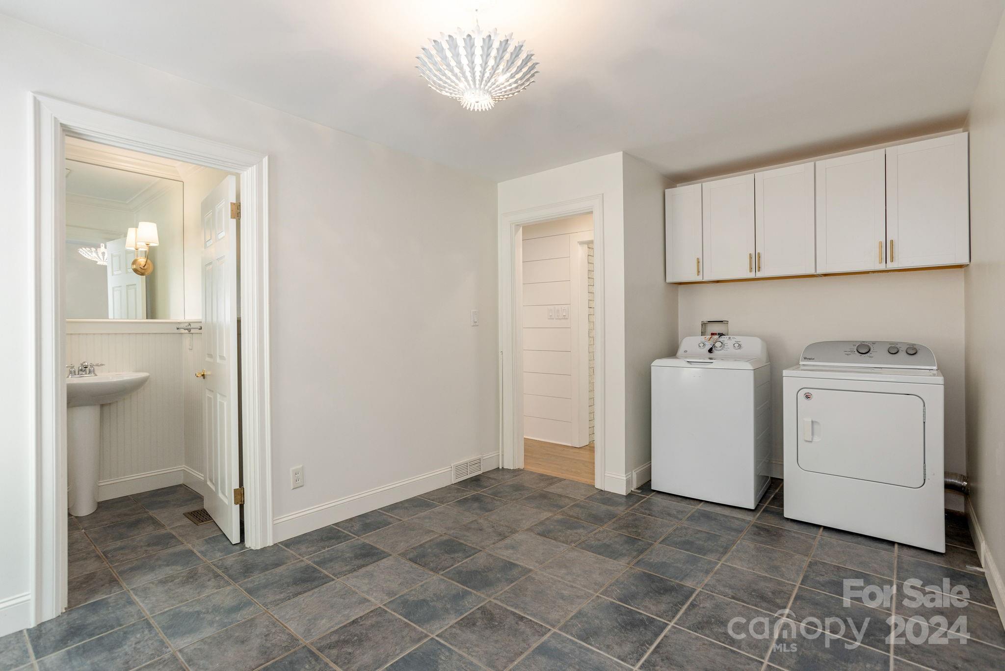 51 Forest Road Asheville, NC 28803 - Photo 33 of 45 a view of a storage & utility room with a washer dryer