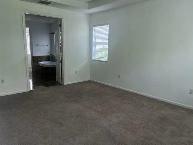 an empty room and a window