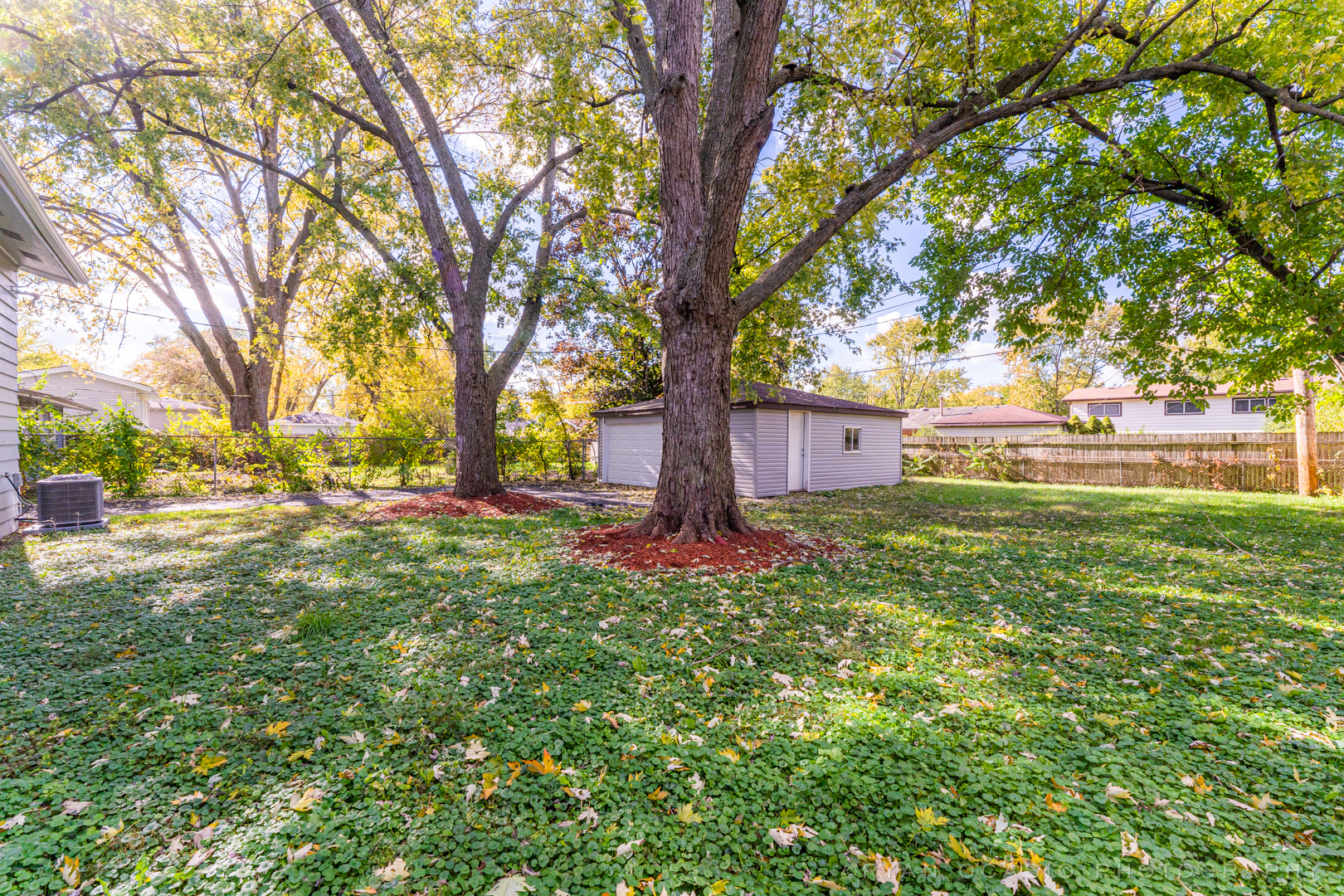 15318 Birch Road Markham, IL 60428 - Photo 22 of 26 a backyard of a house with lots of green space