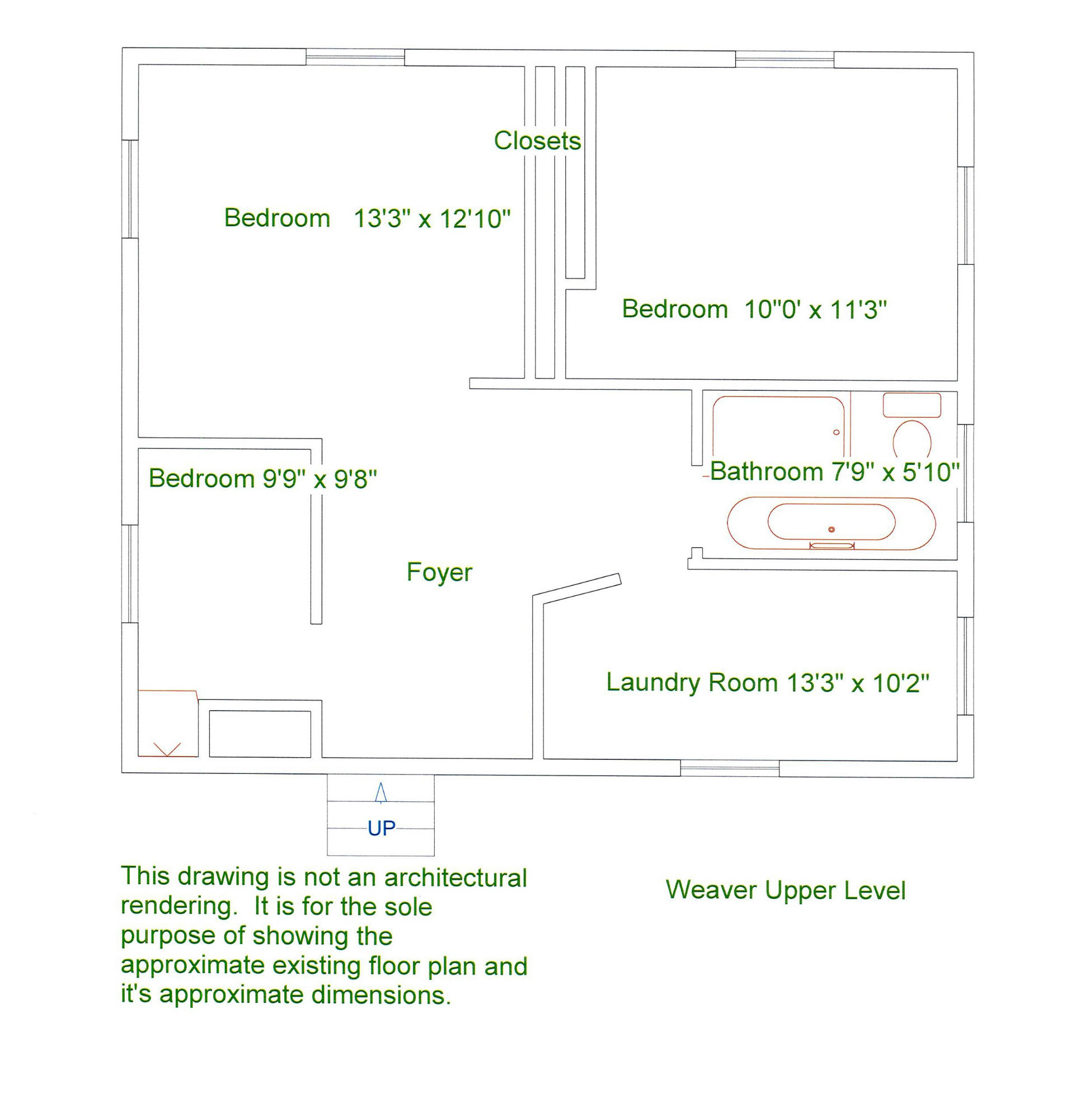 2509 Weaver Road Southwest Roanoke, VA 24015 - Photo 35 of 36 Weaver 2 Floor Plan