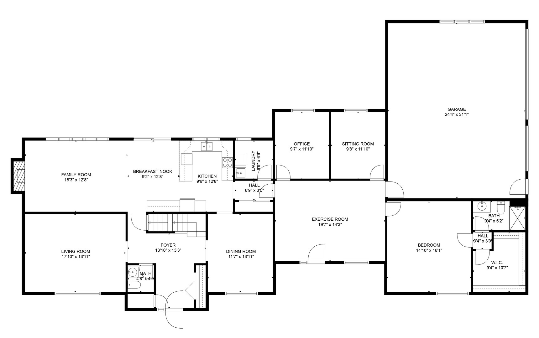 10 Sherwood Road Elgin, IL 60120 - Photo 2 of 4 a picture of a floor plan