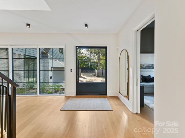 a view of front door