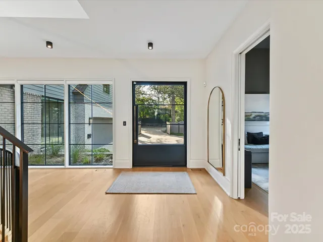 a view of front door