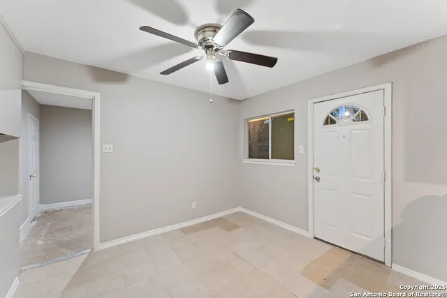 a view of an empty room