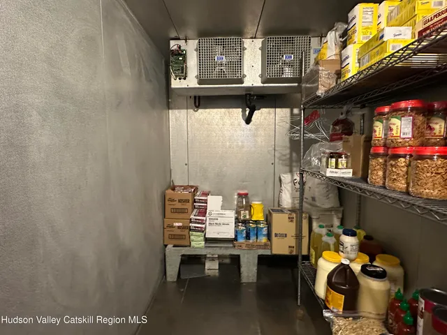 a view of a patio with couches and a potted plant on a table