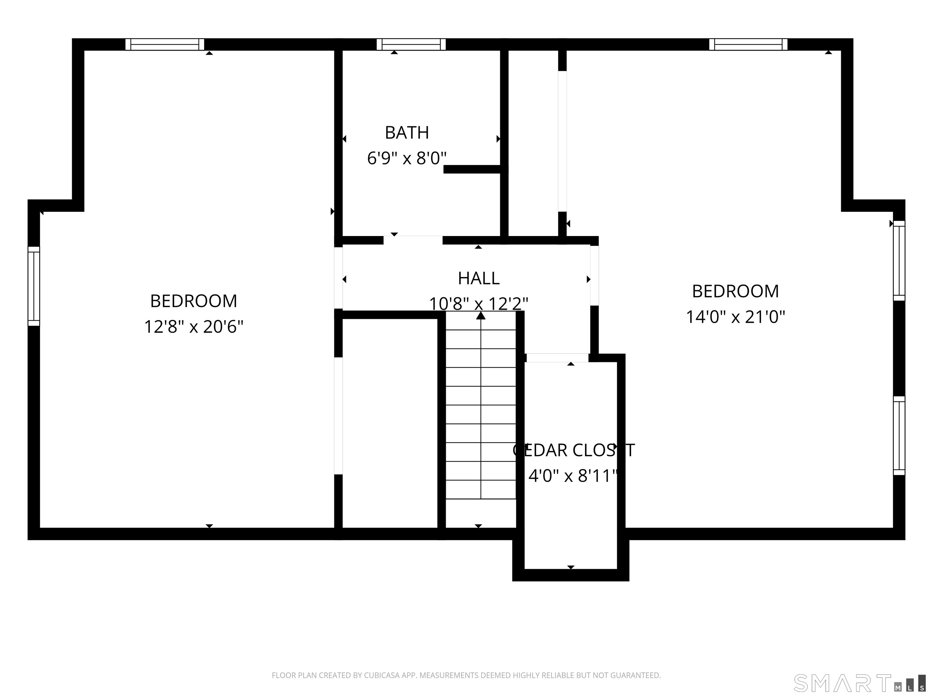 110 Nut Plains Road Guilford, CT 06437 - Photo 33 of 40 Second floor layout.