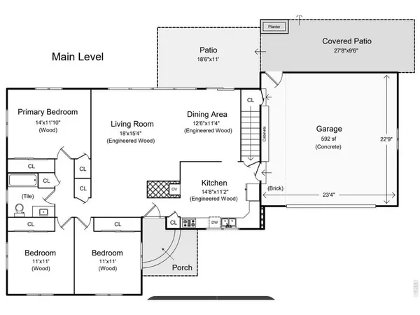 a kitchen with cabinets a sink and appliances