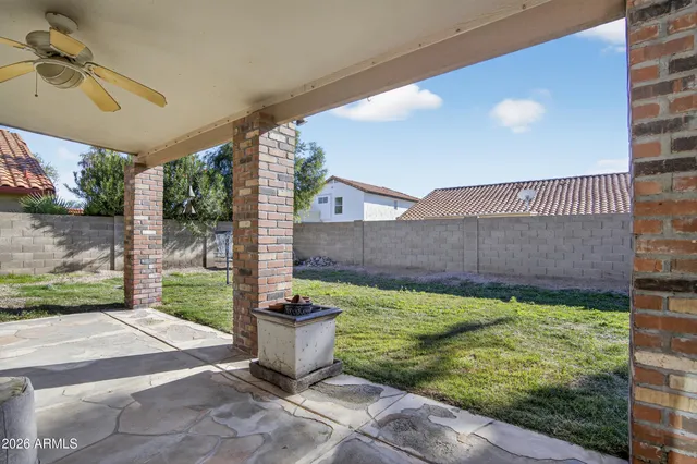 a view of a backyard with plants