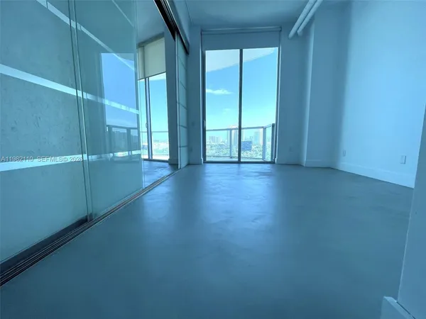 a view of an empty room