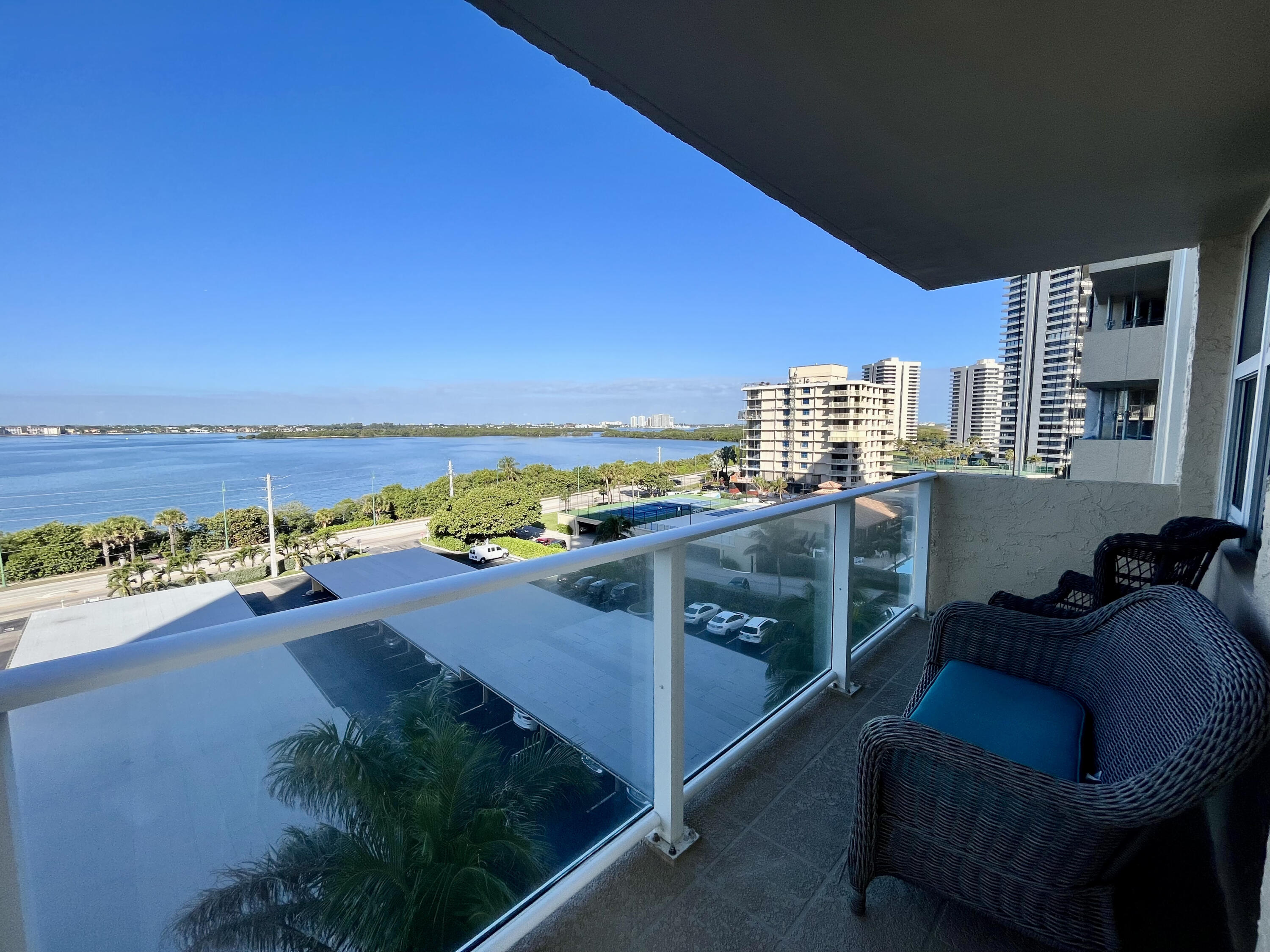 5440 North Ocean Drive, Unit 601 Riviera Beach, FL 33404 - Photo 36 of 55 a view of a balcony with an ocean