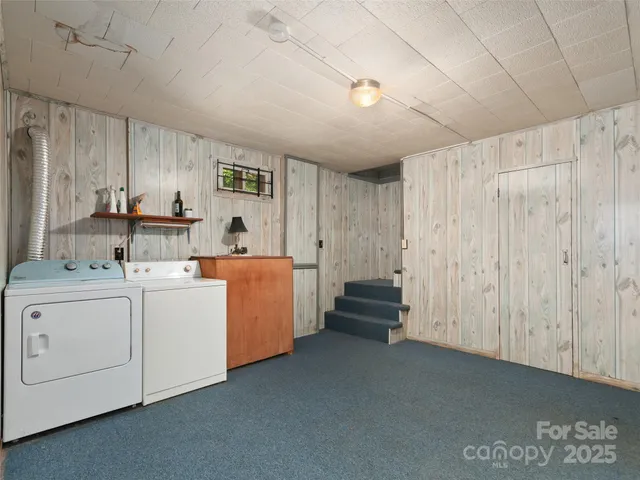 a room with storage and utility